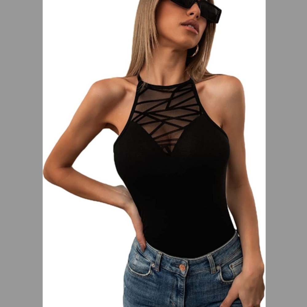 Mesh Halter Top